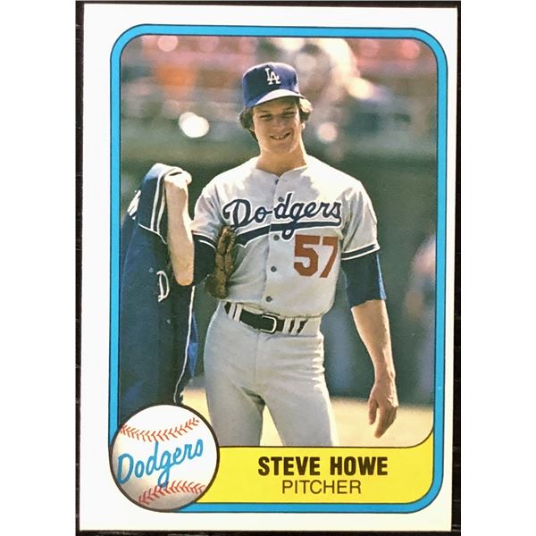 1981 FLEER STEVE HOWE ROOKIE CARD