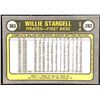 Image 2 : 1981 FLEER WILLIE STARGELL (HOF)