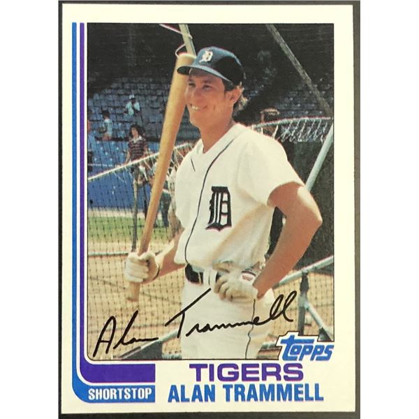 1982 TOPPS ALAN TRAMMELL (HOF)