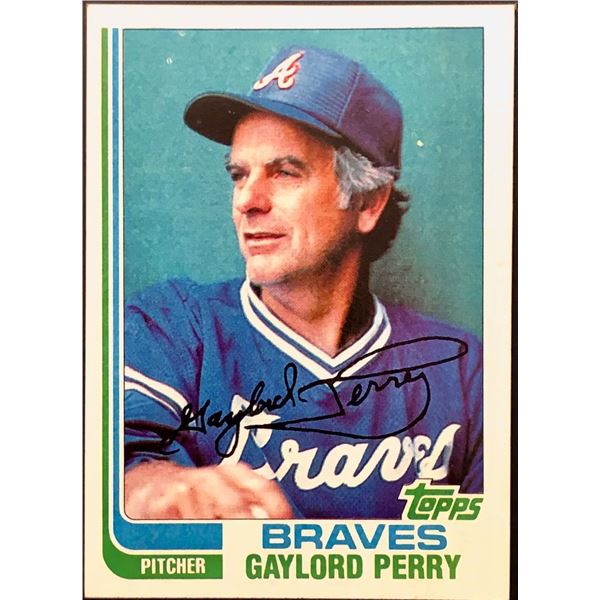 1982 TOPPS GAYLORD PERRY (HOF)