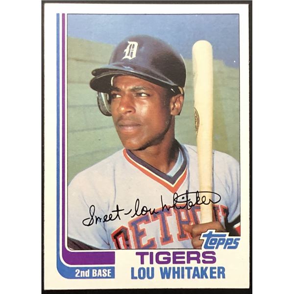 1982 TOPPS LOU WHITAKER
