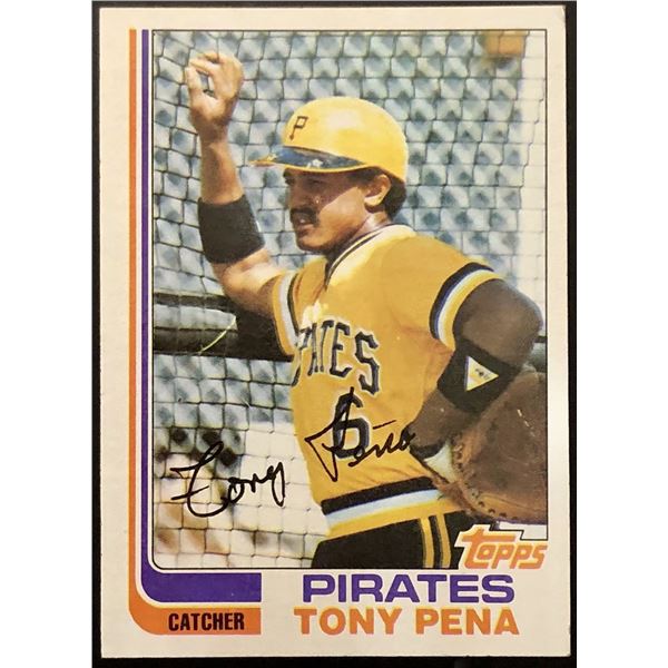 1982 TOPPS TONY PENA ROOKIE CARD