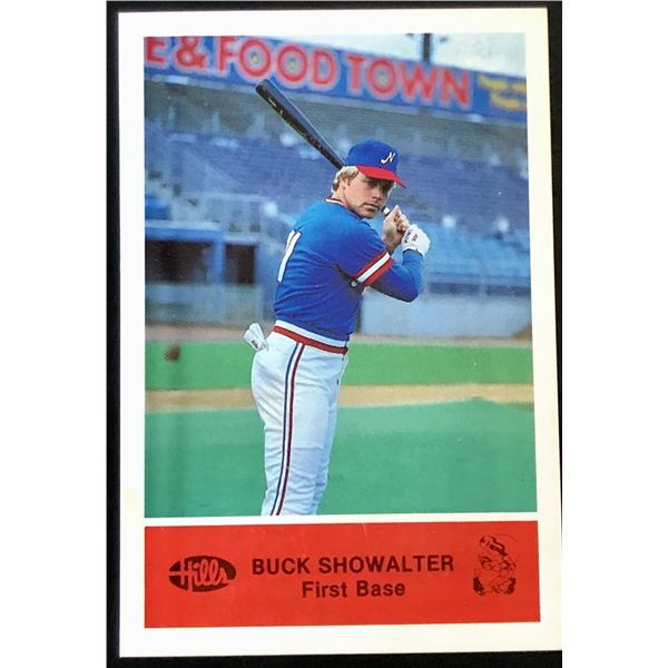 1983 NASHVILLE SOUNDS BUCK SHOWALTER ROOKIE CARD