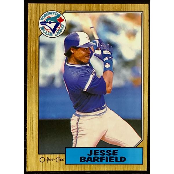 1987 O-PEE-CHEE JESSE BARFIELD