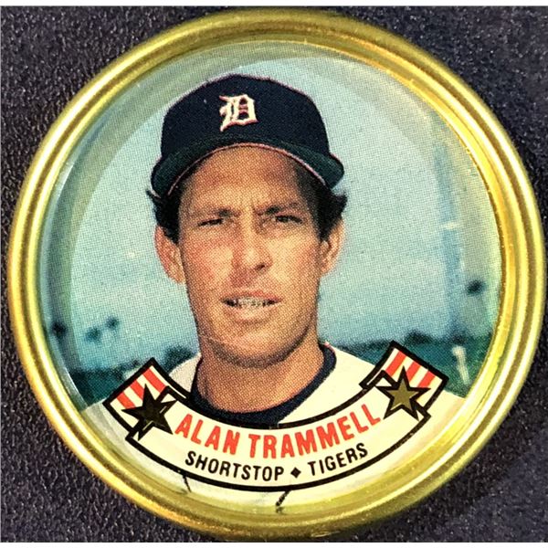 1988 TOPPS BASEBALL COIN - ALAN TRAMMELL (HOF)