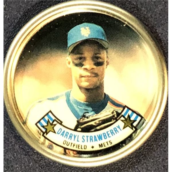 1988 TOPPS BASEBALL COIN - DARRYL STRAWBERRY