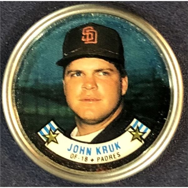 1988 TOPPS BASEBALL COIN - JOHN KRUK