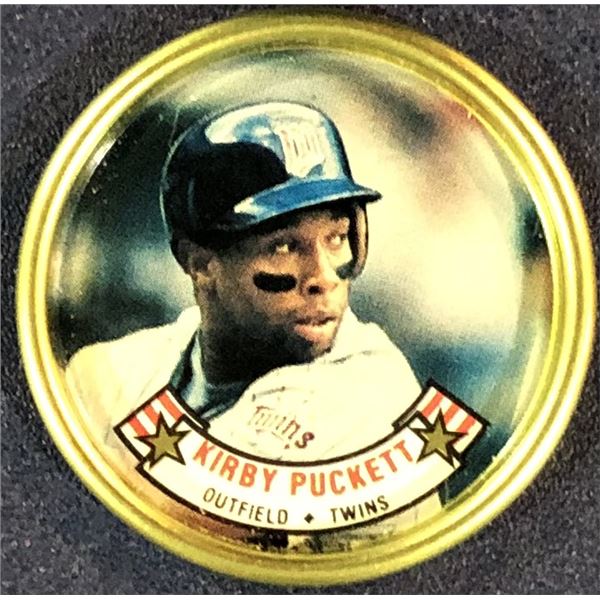 1988 TOPPS BASEBALL COIN - KIRBY PUCKETT (HOF)