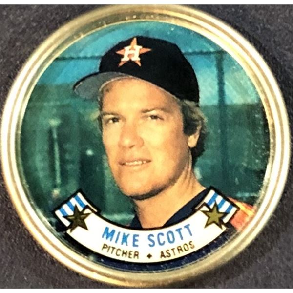 1988 TOPPS BASEBALL COIN - MIKE SCOTT