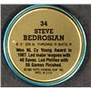 Image 2 : 1988 TOPPS BASEBALL COIN - STEVE BEDROSIAN