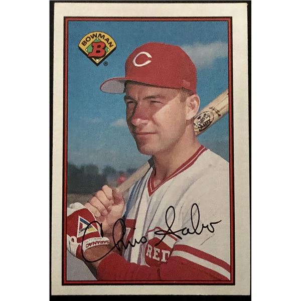 1989 BOWMAN CHRIS SABO ROOKIE CARD