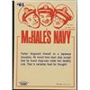 Image 2 : 1965 FLEER McHALE'S NAVY - TIM CONWAY