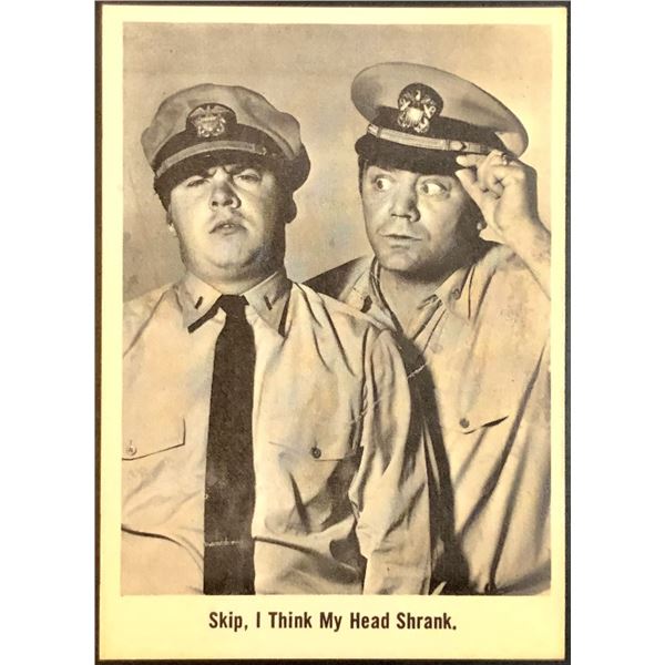 1965 FLEER McHALE'S NAVY - TIM CONWAY & ERNEST BORGNINE