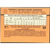 Image 2 : 1990 DONRUSS BASEBALL RANDY JOHNSON (HOF)