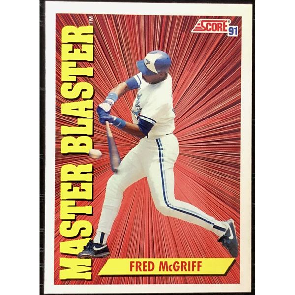 1991 SCORE FRED McGRIFF (HOF) MASTER BLASTER