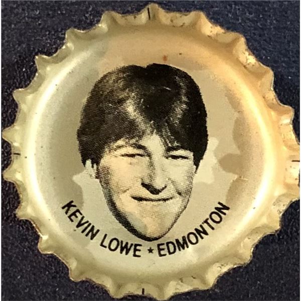1980-81 PEPSI BOTTLE CAPS - KEVIN LOWE (HOF)