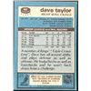 Image 2 : 1981-82 TOPPS DAVE TAYLOR (HOF)
