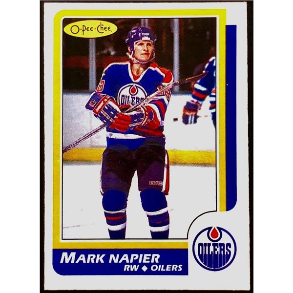 1986-87 O-PEE-CHEE MARK NAPIER