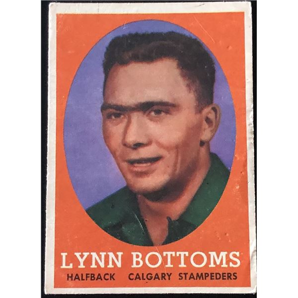 1958 O-PEE-CHEE CFL LYNN BOTTOMS