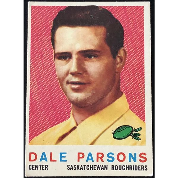 1959 O-PEE-CHEE CFL DALE PARSONS