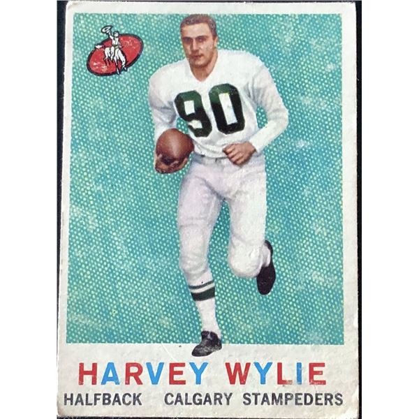 1959 O-PEE-CHEE CFL HARVEY WYLIE (HOF)