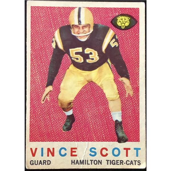 1959 O-PEE-CHEE CFL VINCE SCOTT (HOF)