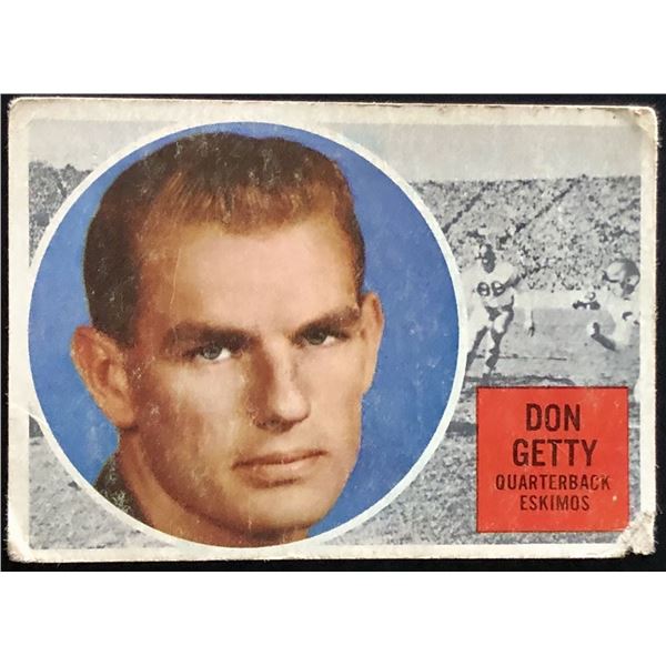 1960 O-PEE-CHEE CFL DON GETTY (HOF)