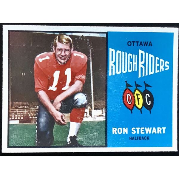 1964 O-PEE-CHEE CFL RON STEWART (HOF)