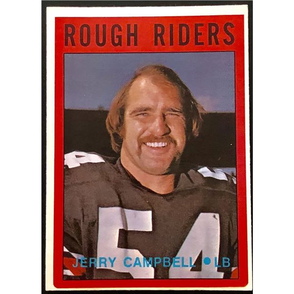 1972 O-PEE-CHEE CFL JERRY CAMPBELL