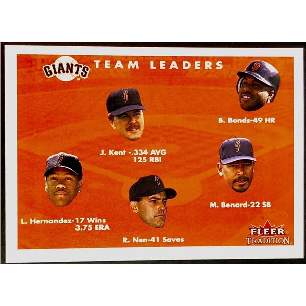 2001 FLEER BARRY BONDS