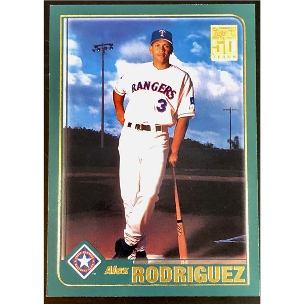 2001 TOPPS ALEX RODRIGUEZ