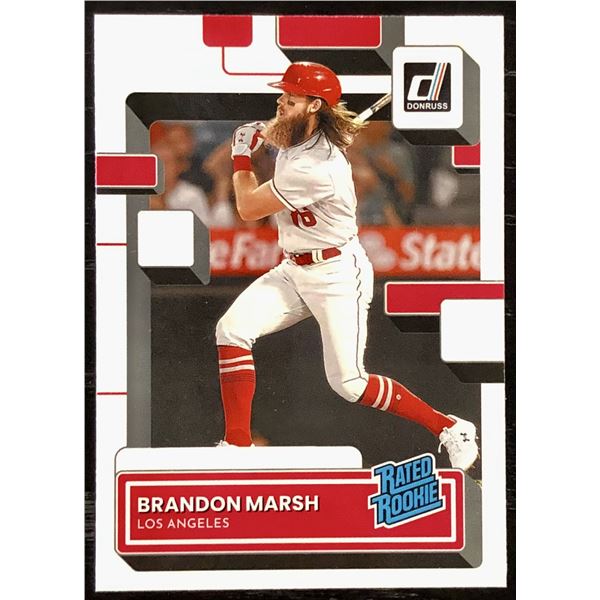 2022 DONRUSS BRANDON MARSH ROOKIE CARD