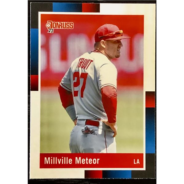 2022 DONRUSS RETRO MIKE TROUT