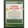 Image 2 : 2023 DONRUSS CARSON WILLIAMS ROOKIE CARD