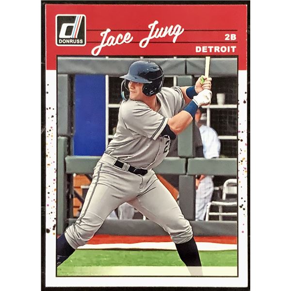 2023 DONRUSS RETRO JACE JUNG ROOKIE CARD
