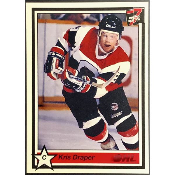 1990-91 JUNIOR CARD - KRIS DRAPER