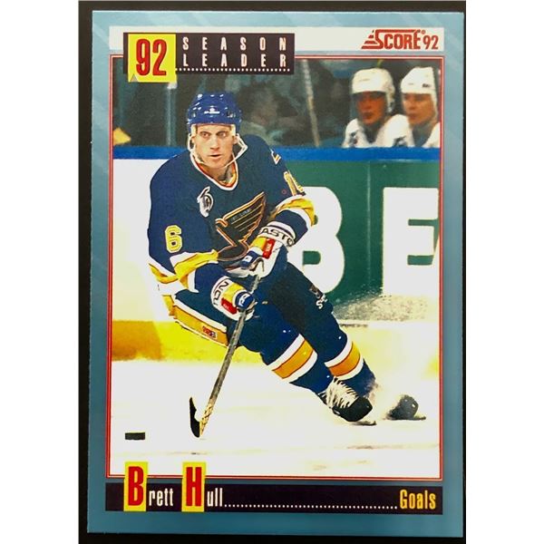 1992-93 SCORE BRETT HULL (HOF)