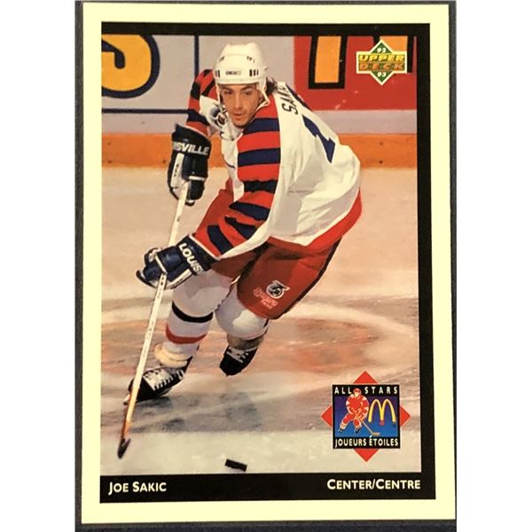 1992-93 UPPER DECK JOE SAKIC (HOF)