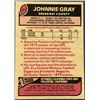 Image 2 : 1977 TOPPS NFL JOHNNIE GRAY