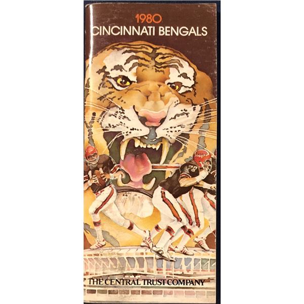 1980 CINCINNATI BENGALS MEDIA GUIDE