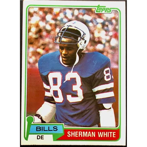 1981 TOPPS SHERMAN WHITE
