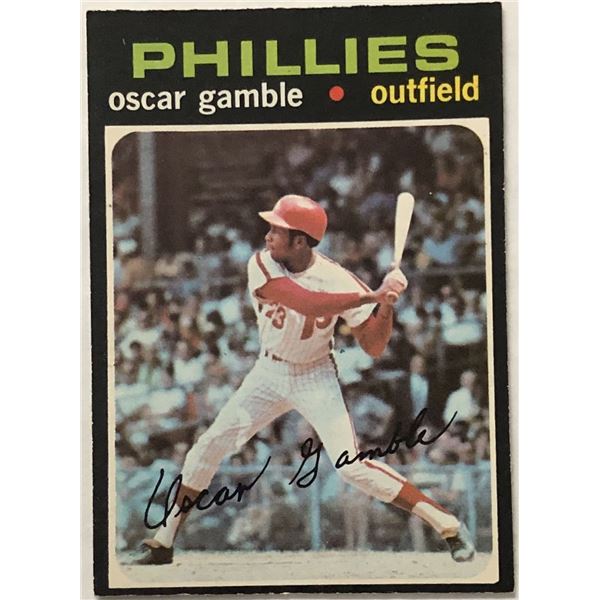 1971 O-PEE-CHEE OSCAR GAMBLE ROOKIE CARD