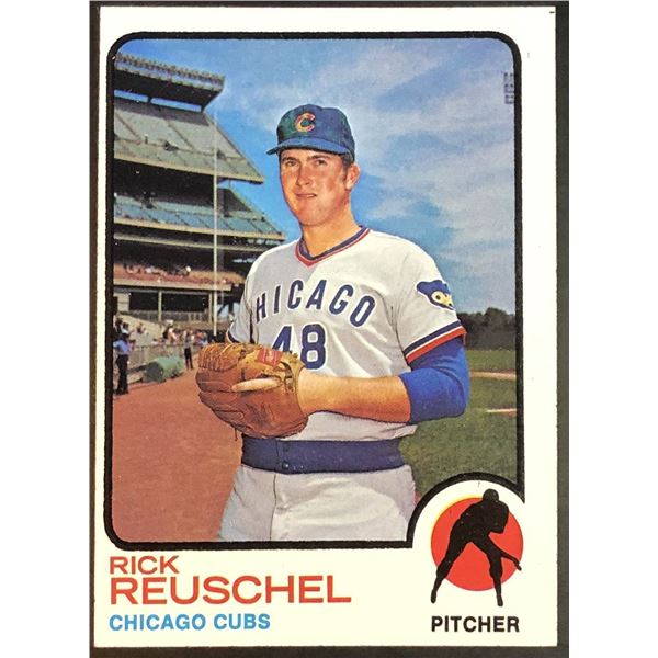 1973 TOPPS RICK REUSCHEL ROOKIE CARD