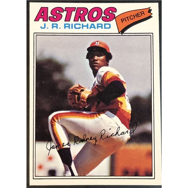 1977 O-PEE-CHEE BASEBALL J.R. RICHARD