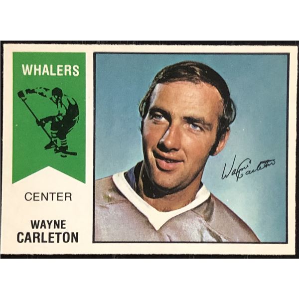 1974-75 O-PEE-CHEE WHA WAYNE CARLETON