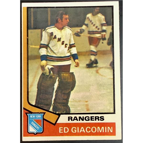 1974-75 TOPPS EDDIE GIACOMIN (HOF)