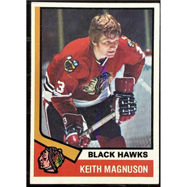 1974-75 TOPPS KEITH MAGNUSON