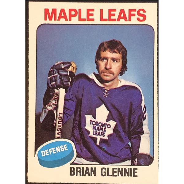 1975-76 NHL O-PEE-CHEE BRIAN GLENNIE