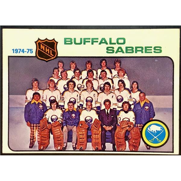 1975-76 NHL TOPPS BUFFALO SABRES