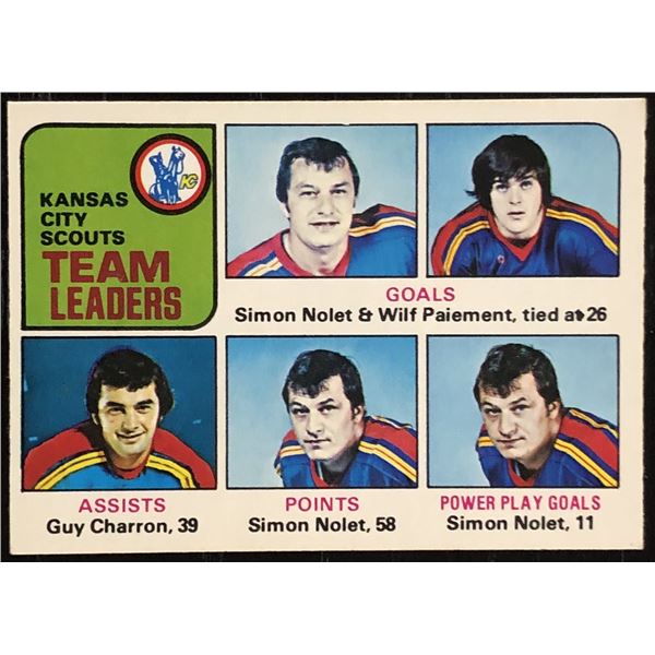 1975-76 O-PEE-CHEE NHL KANSAS CITY SCOUTS